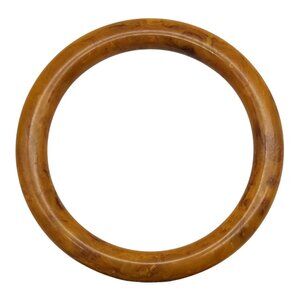 Vintage Amber Colored Bakelite Bangle Bracelet